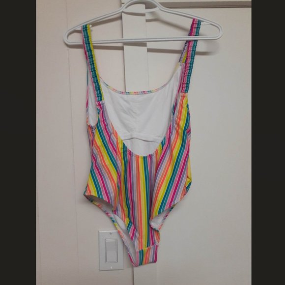 Rainbow one piece bathing suit - Picture 2 of 2